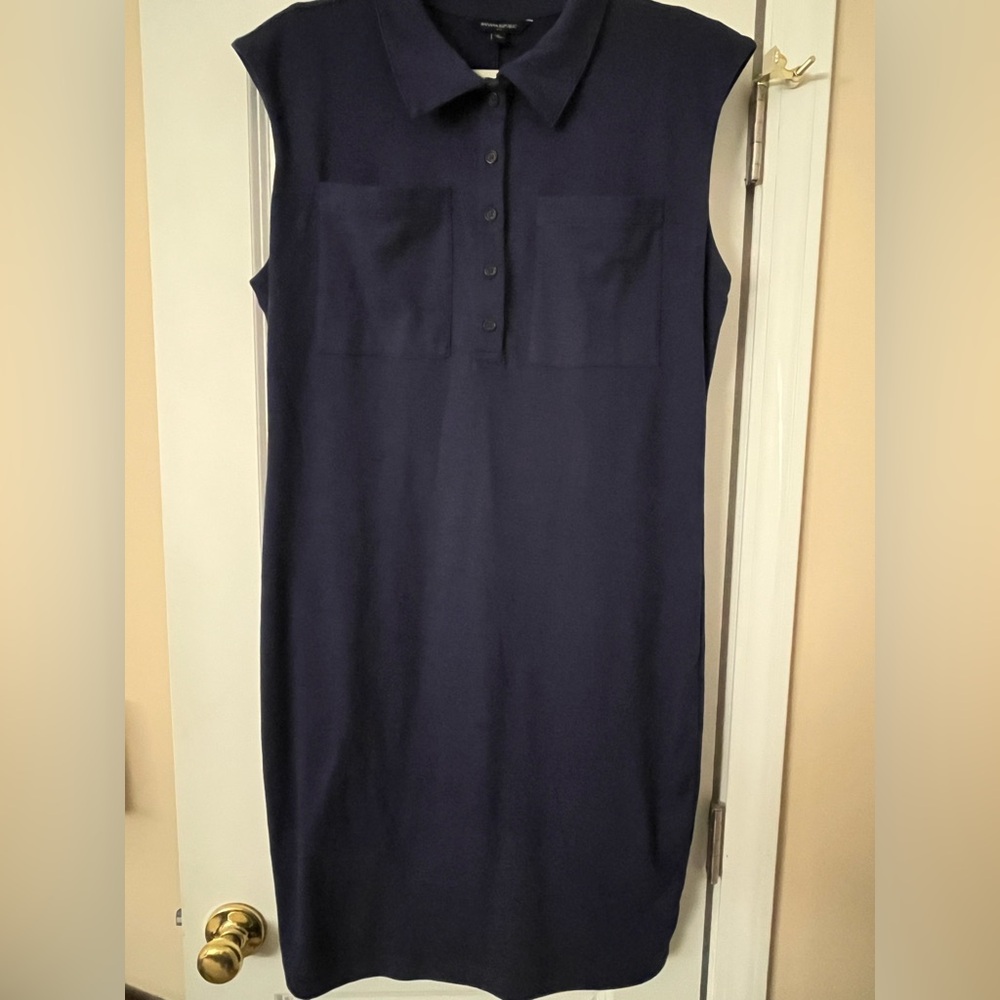 Polo Style Knit Dress